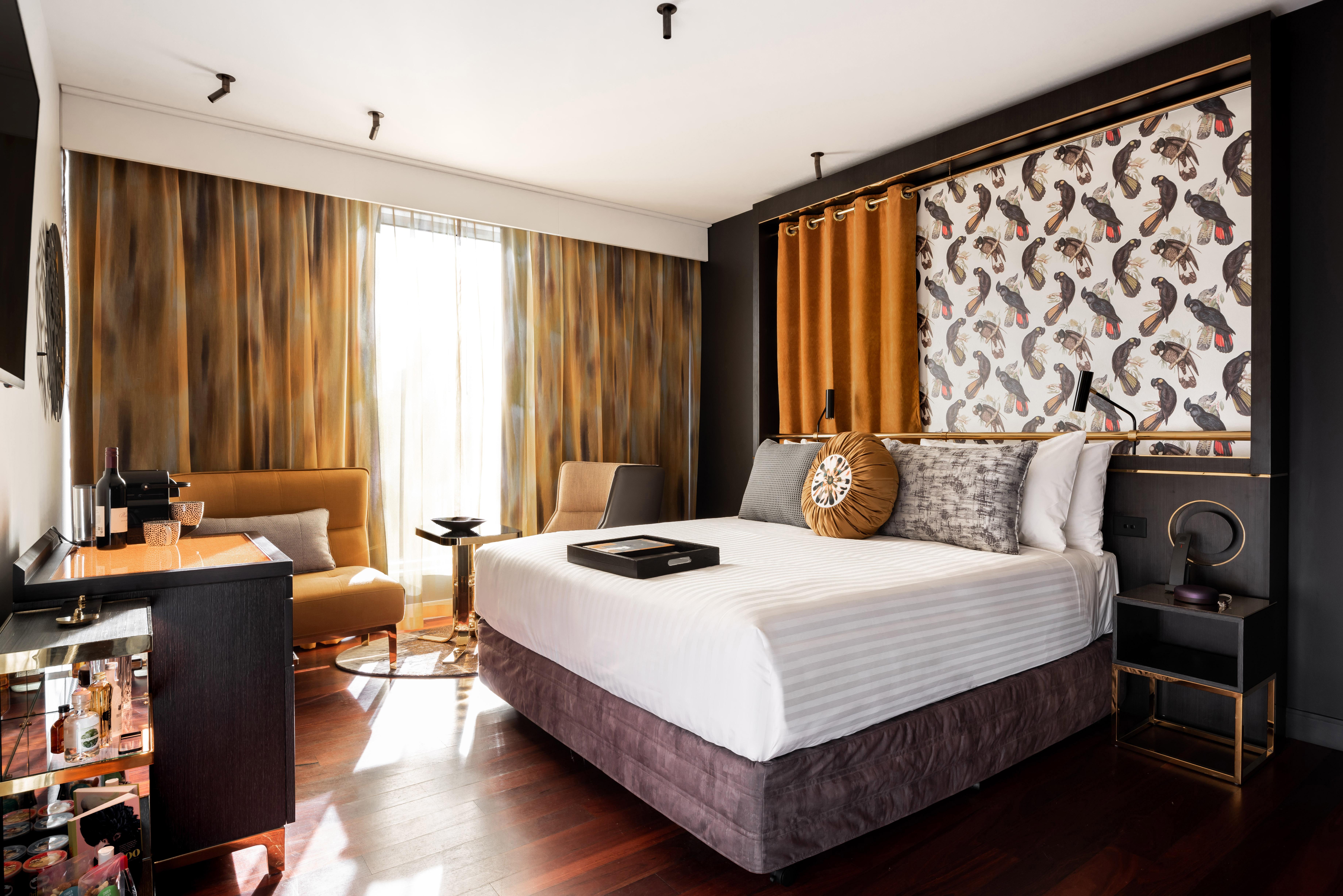 Qt Perth Hotel Exterior photo A bedroom at the hotel