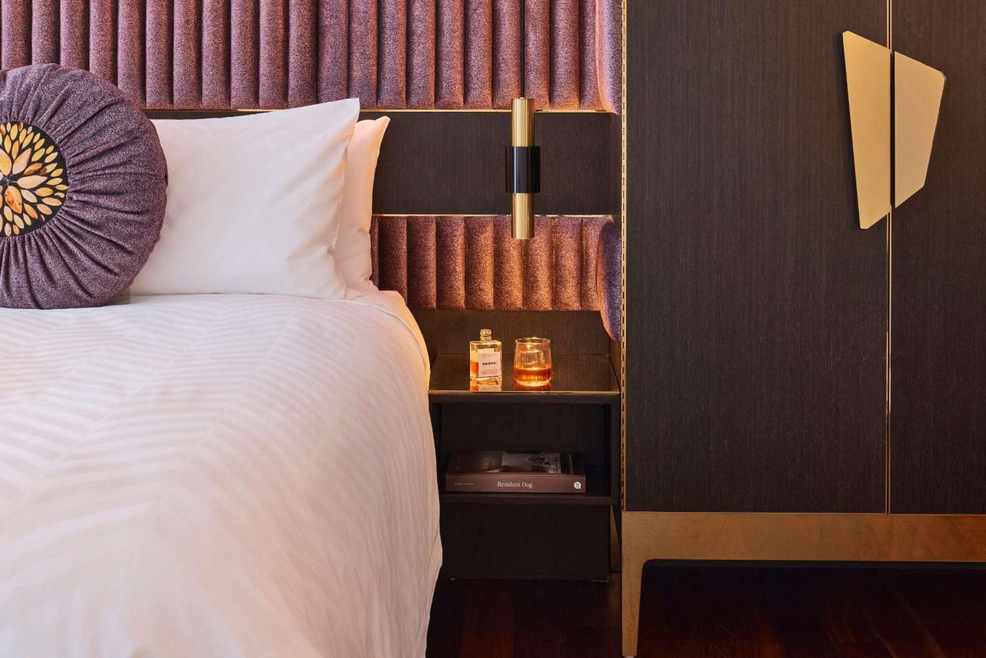 Qt Perth Hotel Exterior photo A detail of a bedroom at The Ivy Hotel